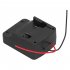 Battery Adapter Compatible for Hitachi 18v Flat Push Type Lithium ion Battery Base Black