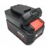 Battery Adapter Compatible for Devon 20v Lithium Battery to Dewalt 18v 20v Converting Tool