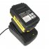 Battery Adapter with Charging Function Compatible for Dewalt 20v Li ion Battery Conversion Black