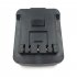 Battery Adapter with Charging Function Compatible for Milwaukee 18v Li ion Battery Black