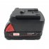 Battery Adapter with Charging Function Compatible for Milwaukee 18v Li ion Battery Black