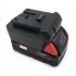 Battery Adapter with Charging Function Compatible for Milwaukee 18v Li ion Battery Black