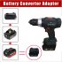 Battery Adapter with Protective Plate Compatible for Makit 18v Bl Series Black