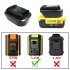 Battery Adapter with Protective Plate Compatible for Dewei 18v Converter Tool Black