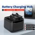 Battery Charging Hub Charging 3 Batteries Action Camera Accessories With Charging Indicator Light Charging Station Compatible For DJI OSMO Action 4 3 Cameras bl