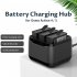 Battery Charging Hub Charging 3 Batteries Action Camera Accessories With Charging Indicator Light Charging Station Compatible For DJI OSMO Action 4 3 Cameras bl