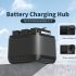 Battery Charging Hub Charging 3 Batteries Action Camera Accessories With Charging Indicator Light Charging Station Compatible For DJI OSMO Action 4 3 Cameras bl