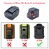 Battery Convert Adapter Compatible for Milwaukee 18v M18 to Worx 20v Lithium Battery Converter