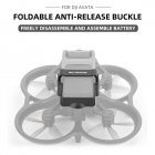 Battery Protective Cover Folding Anti-loose Fixer Battery Clip Holder Accessories Compatible For Dji Avata black