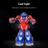 Battle Robot Remote Control Fight Robot With Battery Charging Cable Remote Control Lighting Remote Robot Gifts For Birthday blue