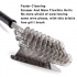 Bbq Grill Cleaning  Brush Bristle Free Scraper Barbecue Cleaner For Gas Charcoal Porcelain Grills Three head spring brush with scraper S02