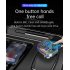 Bc82 Bluetooth 5 0 Car Kit Handsfree Fm Transmitter Receiver Dual Screen Display Pd Qc3 0 Fast Charger Black