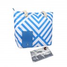 Beach Wine Tote Bag Leakproof Insulated Purse Carrier Outdoor Wine Cooler Bag 2000ml Large Capacity Insulated Cool Bag For Travel Restaurant Party Dinner Diamond blue + 1 inner tank