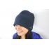 Beanie Hat with Built in Headphones  Blue   Look cool while keeping your head warm and listening to music 