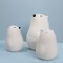 Bear Night Light 4W 2600k Silicone Cute Little White Bear Pat Light Nursery Light For Baby And Toddler Night Light For Bedroom Kids Room warm white light