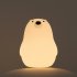 Bear Night Light 4W 2600k Silicone Cute Little White Bear Pat Light Nursery Light For Baby And Toddler Night Light For Bedroom Kids Room warm white light