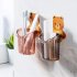 Bear  Storage  Cup Wall Mount Toothbrush Toothpaste Cup Holder Case Bathroom Accessories Grey