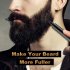 Beard  Filling  Pen  Kit Facial Hair Styling Eyebrow Tool Travel Plastic Box Beard Pen Combo Dark brown Normal specifications