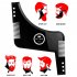 Beard Style Comb Multi functional Men Moustache Moulding Styling Tools Template Brush Hair Beard Template brown