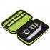 Beard clipper storage bag Hard Case Protective Cover for Philips OneBlade Pro QP6520 QP6510 Philips QP6620 30 Black green
