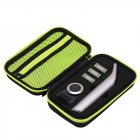 Beard clipper storage bag Hard Case Protective Cover for Philips OneBlade Pro QP6520 QP6510 Philips QP6620/30 Black green