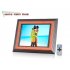 Beautiful 12 inch wooden digital photo frame that is a first class photo  music  and video media player  Comes with remote control 