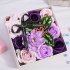 Beautiful Colored Soap  Flower  Gift  Box Plant Essential Oil Bath Soap Wedding Valentine Day Teacher Day Mother Day Rose Gift Red