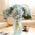 Beautiful Exquisite Silk Flowers Bridal Bouquet Gorgeous Hydrangea Home Decoration Photographing Props