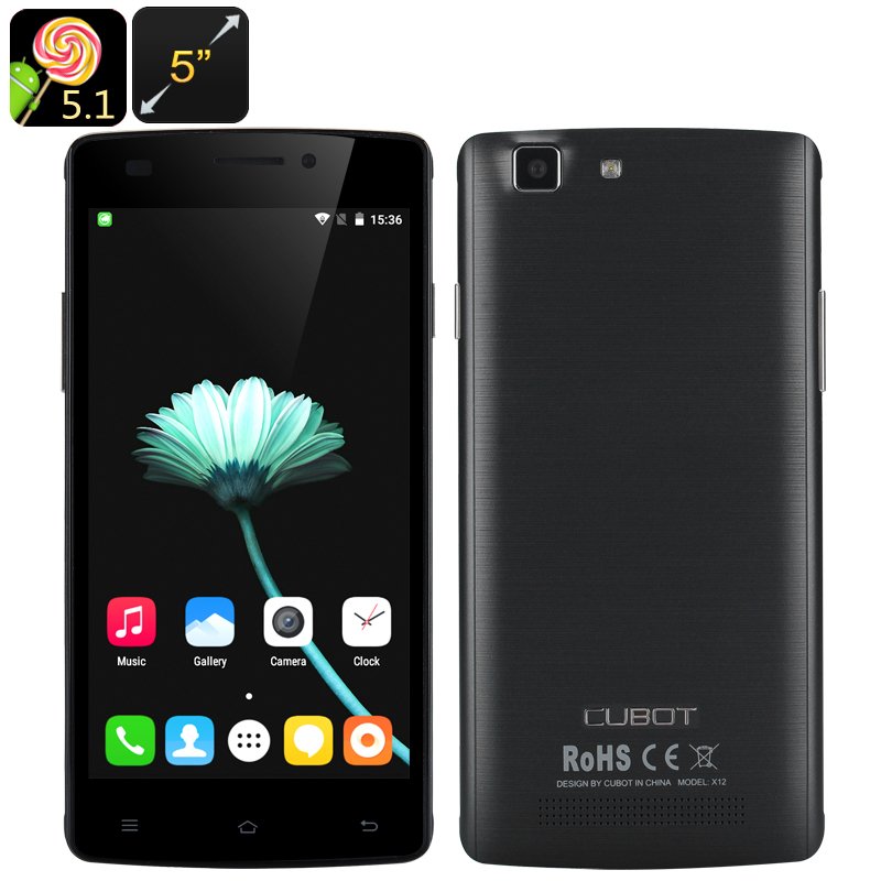 Cubot X12 Android 5.1 4G Smartphone (Black)