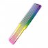 Beauty Caring Products Haircut Hairdresser Comb Colorful Rainbow Comb Portable Personal Hairdressing Tool color