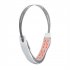 Beauty Massager For Face And Neck  Electric Face Lifting Firming Chin Vibration Massager  Blue Light Irradiation Face Lifting Belt With Remote Control White Eng