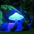 Beauty Night Light Lava Lamps LED Small Portable Mushroom Lamp Bedside Wall Color Blue
