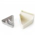 Beauty Sponge Stand Storage Case Makeup Puff Holder Empty Cosmetic triangle Shaped Rack Puffs Drying Box Dark blue   yellow