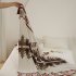 Bedding Blanket Cotton Cartoon Anime Leisure Nap Knitted Throw Blanket For Home Sofa Office Camping 130 x 160cm yellow 130 x 160CM