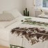 Bedding Blanket Cotton Cartoon Anime Leisure Nap Knitted Throw Blanket For Home Sofa Office Camping 130 x 160cm yellow 130 x 160CM