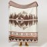 Bedding Blanket Cotton Cartoon Anime Leisure Nap Knitted Throw Blanket For Home Sofa Office Camping 130 x 160cm red 130 x 160CM