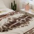 Bedding Blanket Cotton Cartoon Anime Leisure Nap Knitted Throw Blanket For Home Sofa Office Camping 130 x 160cm red 130 x 160CM