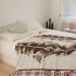 Bedding Blanket Cotton Cartoon Anime Leisure Nap Knitted Throw Blanket For Home Sofa Office Camping 130 x 160cm green 130 x 160CM