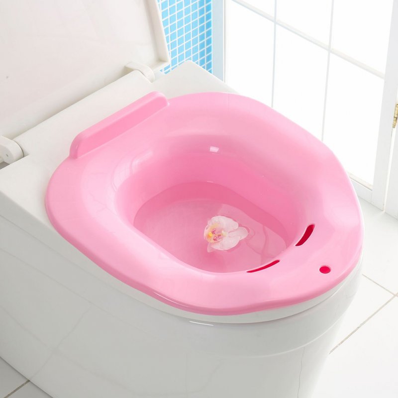 Bedpans Anti-splashing Cat Toilet Litter Container Tray for Pet Training Pink