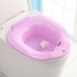 Bedpans Anti splashing Cat Toilet Litter Container Tray for Pet Training purple