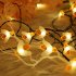 Bee Shape Led Solar String Lights Energy Saving Outdoor Lights For Fence Lawn Patio Garden Decoration 6 5m 30 lights
