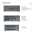 Beelink J45 Mini PC   4 128  Intel Pentium J4205  4K Ultra HD Image Display    black  US