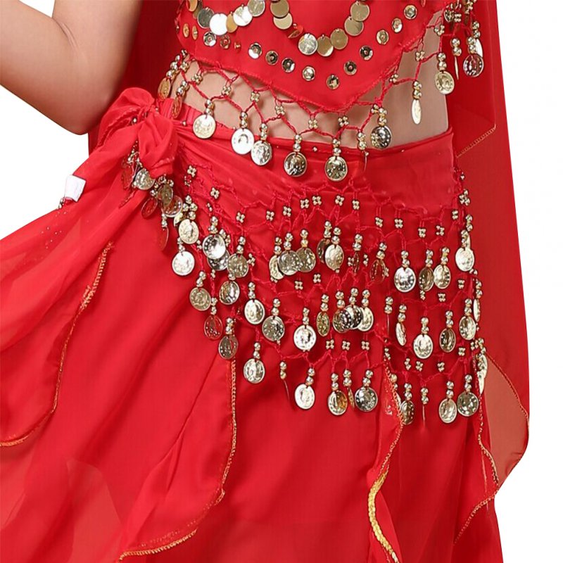 Wholesale Belly Dance Indian Dance Body Chain Belt 128 coins Waist