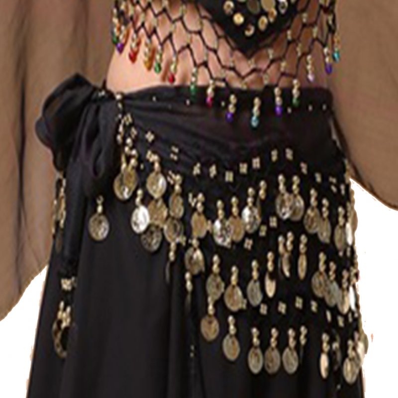 Wholesale Belly Dance Indian Dance Body Chain Belt 128 coins Waist