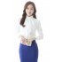 BellyLady Brand Noble Luxury Victorian Tops Women Shirt Ruffle Flounce Ladies Blouse  XXL  white 