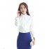 BellyLady Brand Noble Luxury Victorian Tops Women Shirt Ruffle Flounce Ladies Blouse  XXL  white 