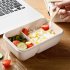 Bento Box For Office Leak Proof Sealed Lunch Dinner Containers Reusable Lunch Box With Compartments Microwave Safe  Chopsticks And Spoon Included  green Square 