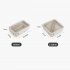 Bento Box For Office Leak Proof Sealed Lunch Dinner Containers Reusable Lunch Box With Compartments Microwave Safe  Chopsticks And Spoon Included  green Square 