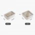Bento Box For Office Leak Proof Sealed Lunch Dinner Containers Reusable Lunch Box With Compartments Microwave Safe  Chopsticks And Spoon Included  green Square 