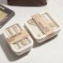 Bento Box For Office Leak Proof Sealed Lunch Dinner Containers Reusable Lunch Box With Compartments Microwave Safe  Chopsticks And Spoon Included  Beige Rectang